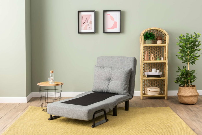 Atelier Del Sofa Sento Single - Gris claro